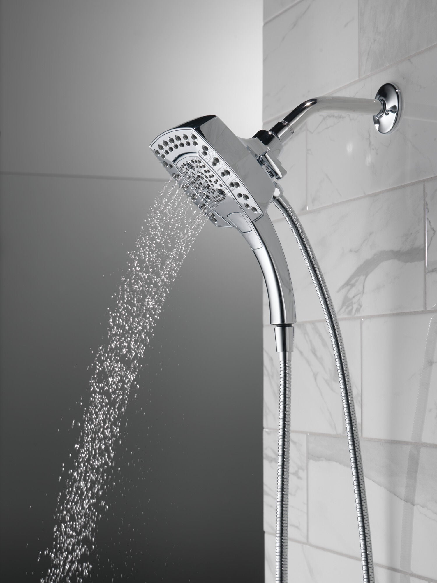 H2Okinetic® In2ition® 5-Setting Two-in-One Shower in Chrome 58474
