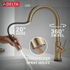 Touch2O with Touchless and VoiceIQ&reg; Technology Single Handle Pull-Down Kitchen Faucet with Soap Dispenser