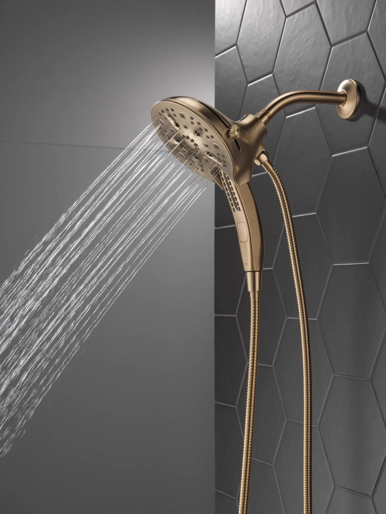 In2ition&reg; H<sub>2</sub>Okinetic&reg; 5-Setting Two-in-One Shower