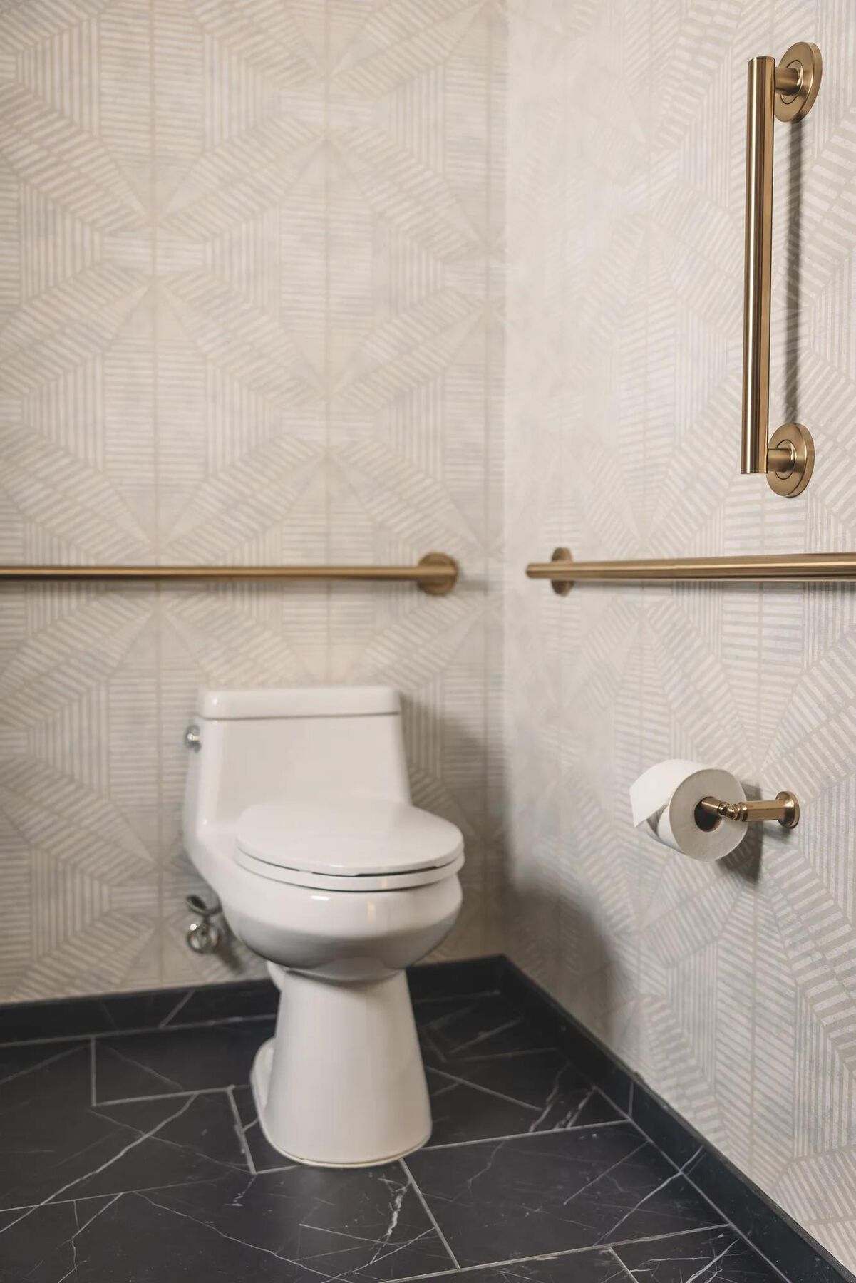 24" Contemporary Decorative ADA Grab Bar