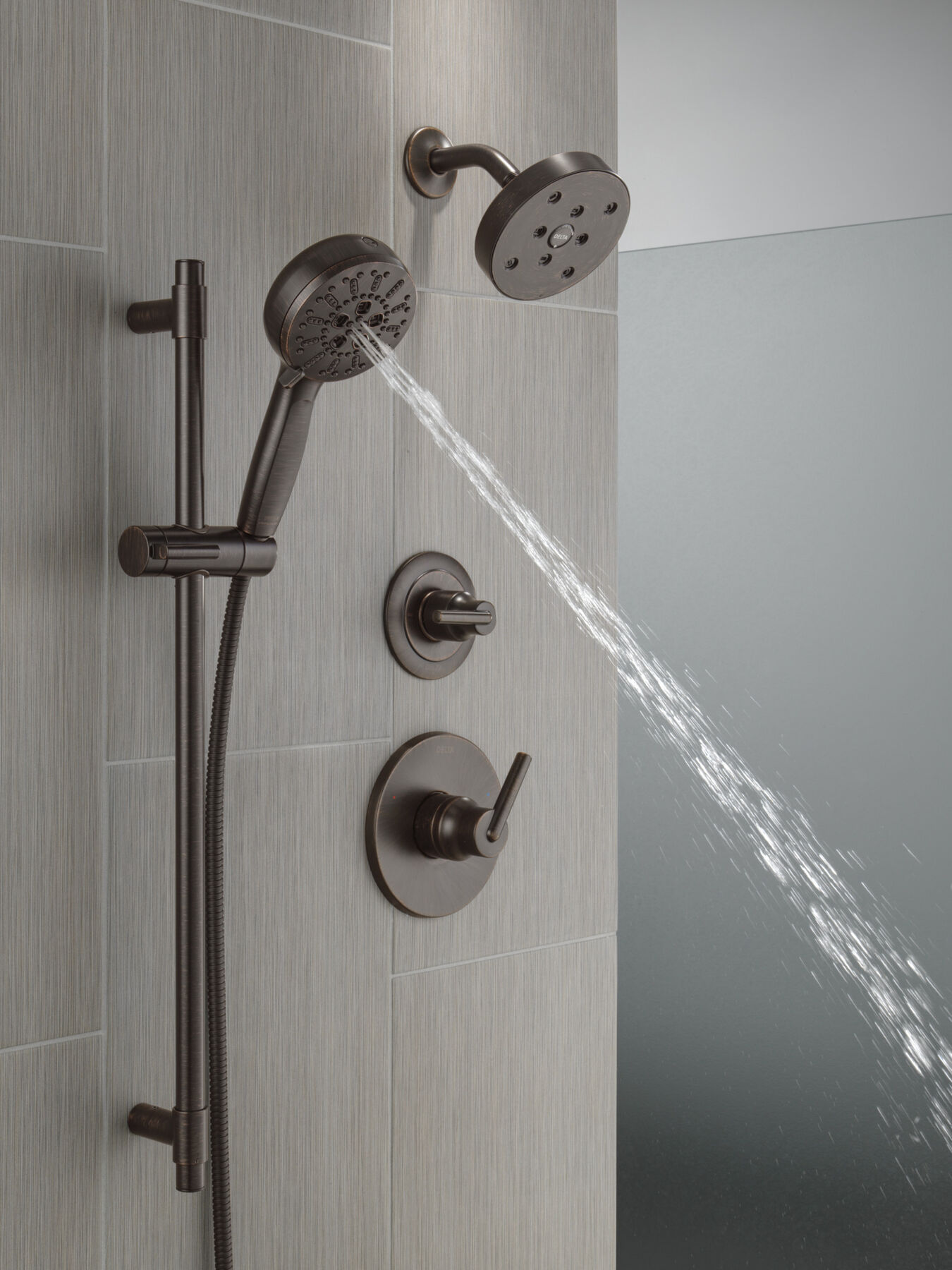 3-Function Custom Shower Bundle with ProClean Hand Shower