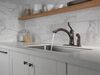 Single Handle Kitchen Faucet with Integral Spray