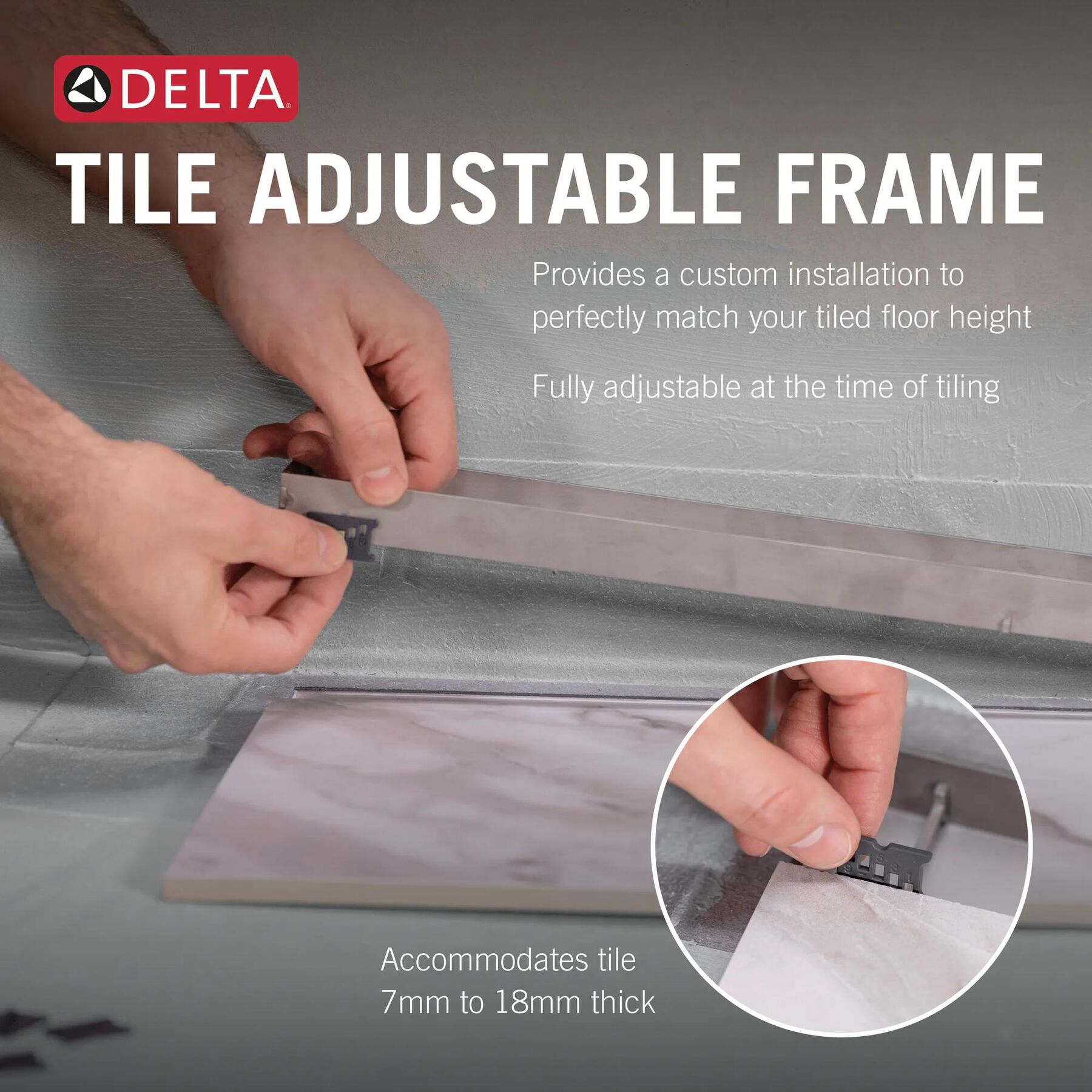 24" Reversible Linear Shower Drain Trim