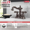 Two Handle Centerset Bathroom Faucet