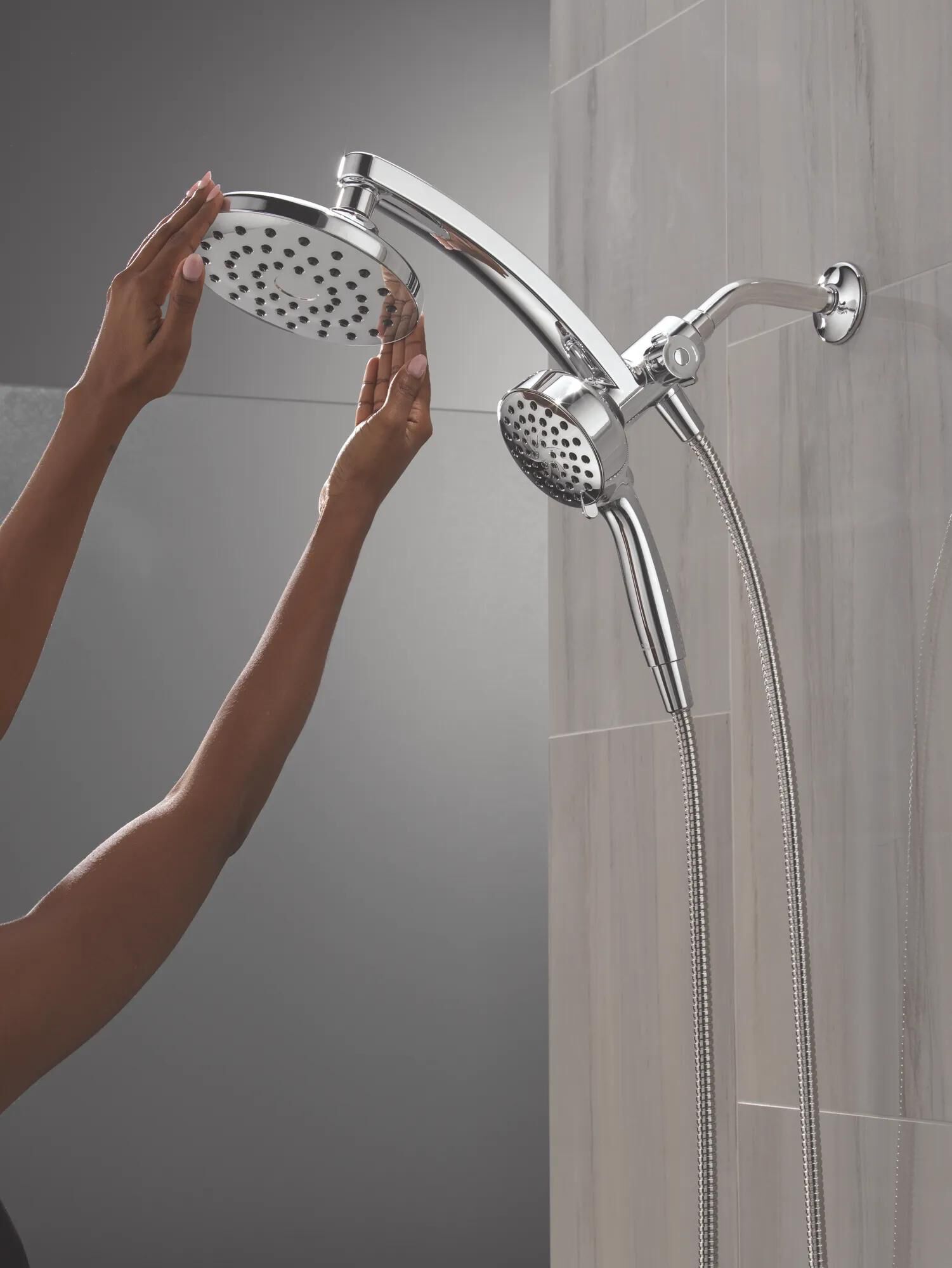 PivotPro™ 3-in-1 Combination Shower in Chrome 75649 | Delta Faucet