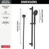 Hand Shower 1.75 GPM w/Slide Bar 4S (Recertified)