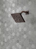 H<sub>2</sub>Okinetic&reg; 5-Setting Angular Modern Raincan Shower Head
