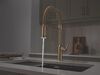 Single Handle Pull-Down Kitchen Faucet With Spring Spout