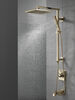 Single-Setting Metal Raincan Shower Head