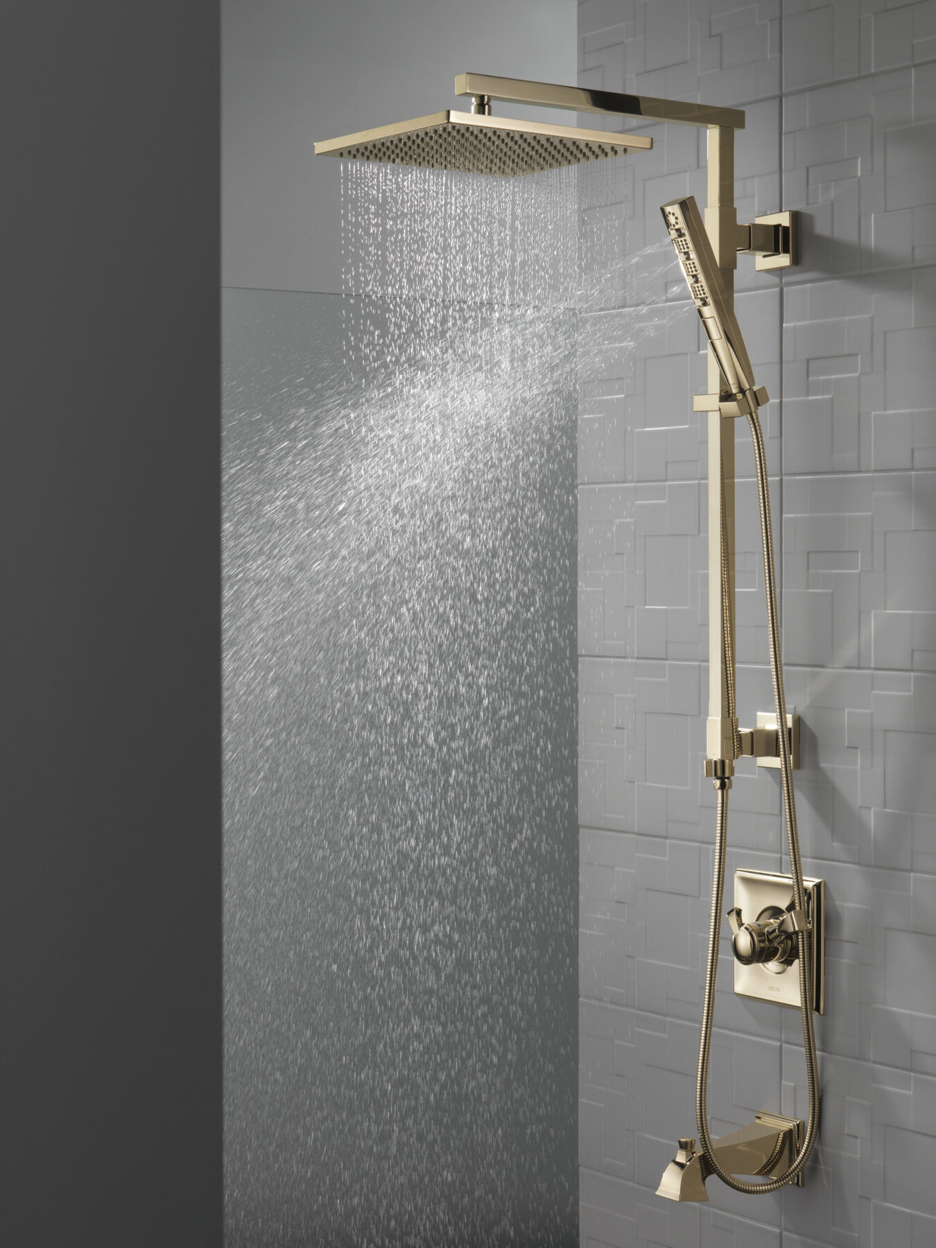 Single-Setting Metal Raincan Shower Head