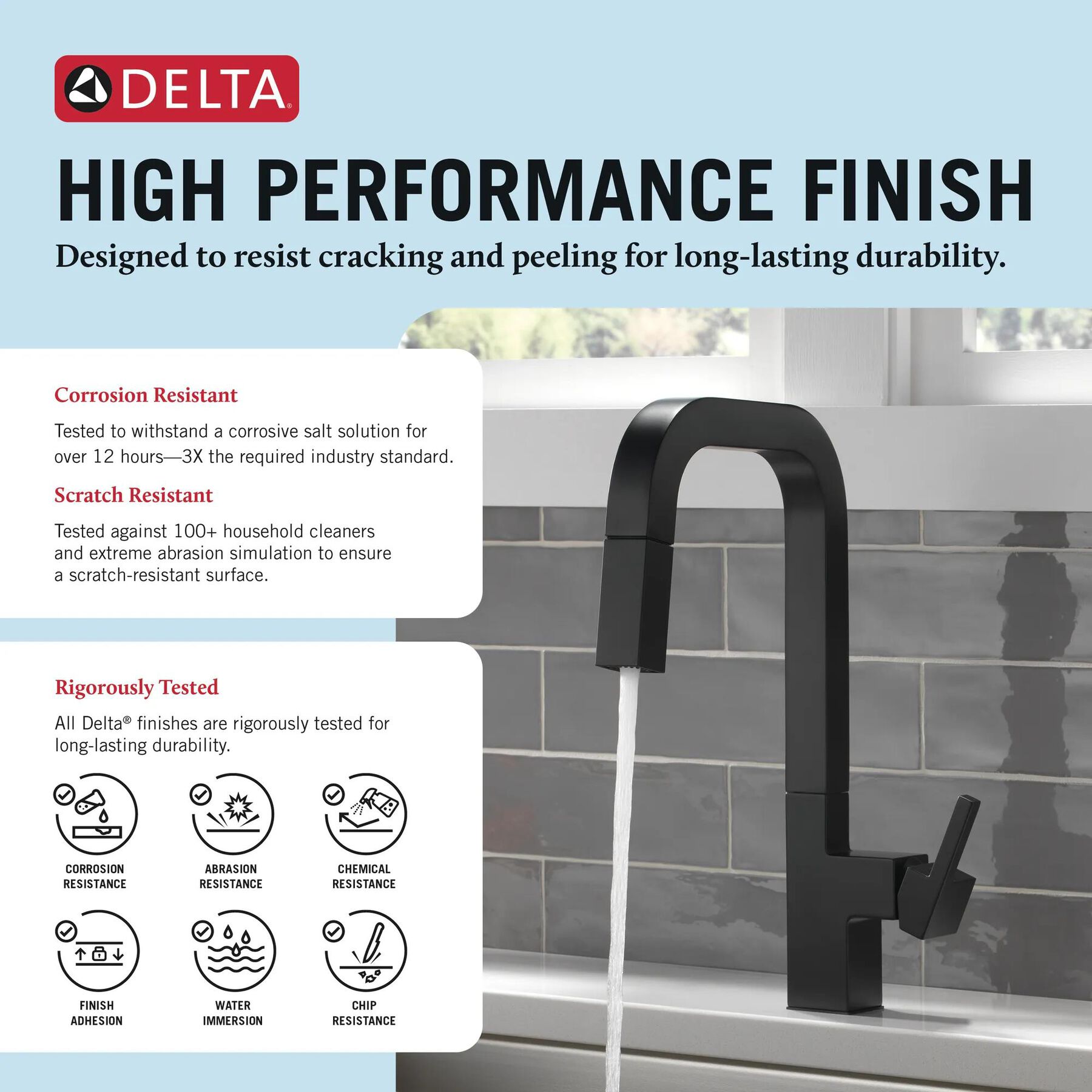 Single-Handle Pull-Down Kitchen Faucet