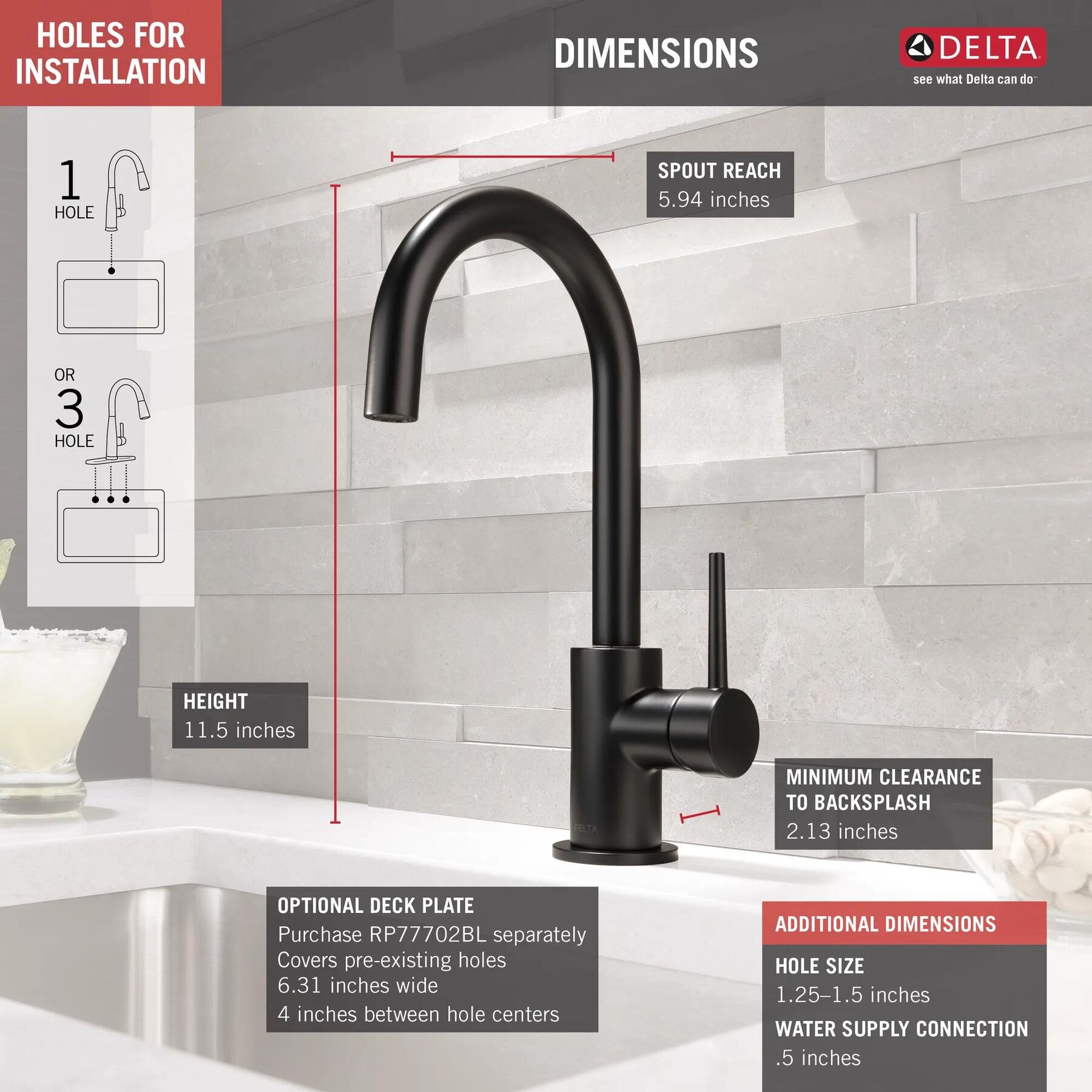 True Bar Limited Swivel (Recertified)