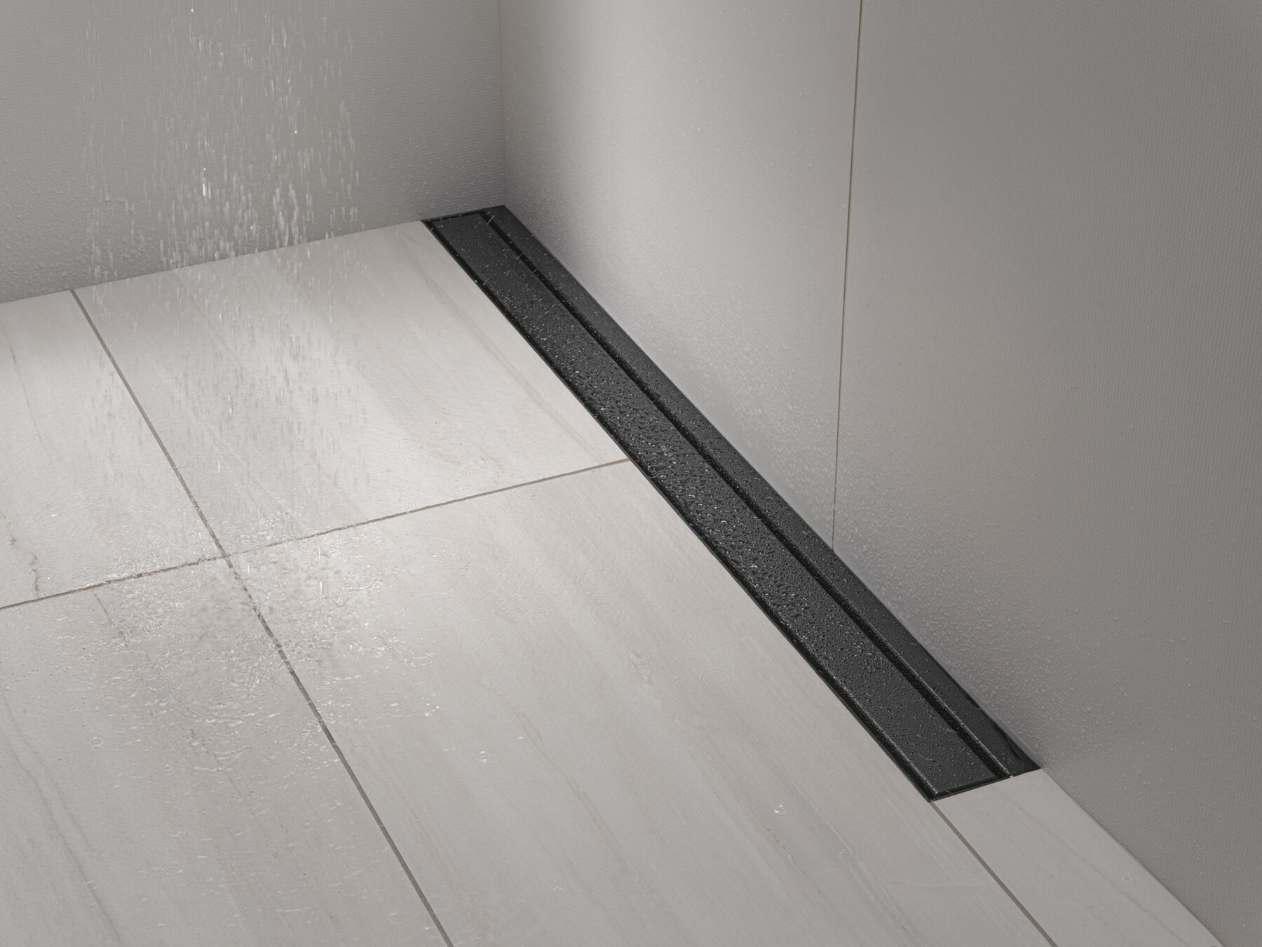 36" Linear Shower Drain Wall Edge