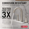 Widespread Lavatory Faucet with 14 Series Tub Shower Trim and Rough Bundle