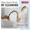 Single Handle Pull Down Bathroom Faucet (Recertified)