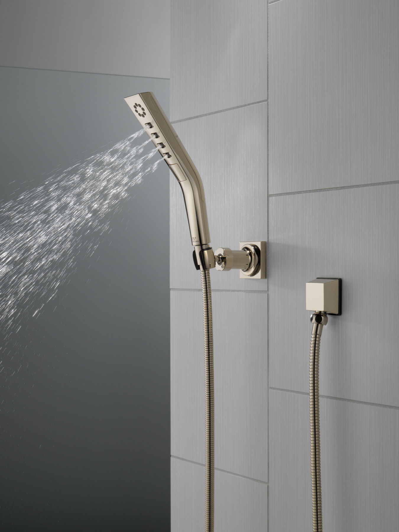 H<sub>2</sub>Okinetic&reg; 3-Setting Wall Mount Hand Shower