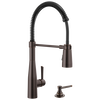 Spring Kitchen Single Handle with Soap Dispenser Bundle