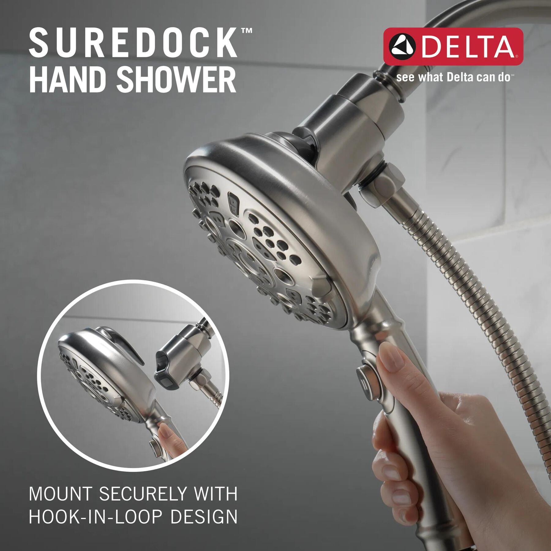 SureDock&trade; 7-Setting Hand Shower