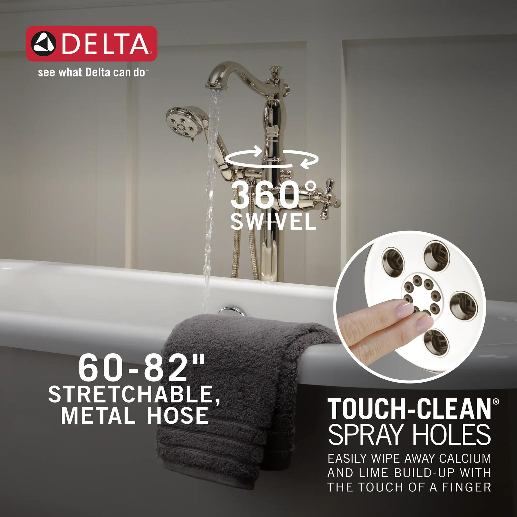 FM Tub Filler Trim w/ HS 1H w/o Handle (Recertified)