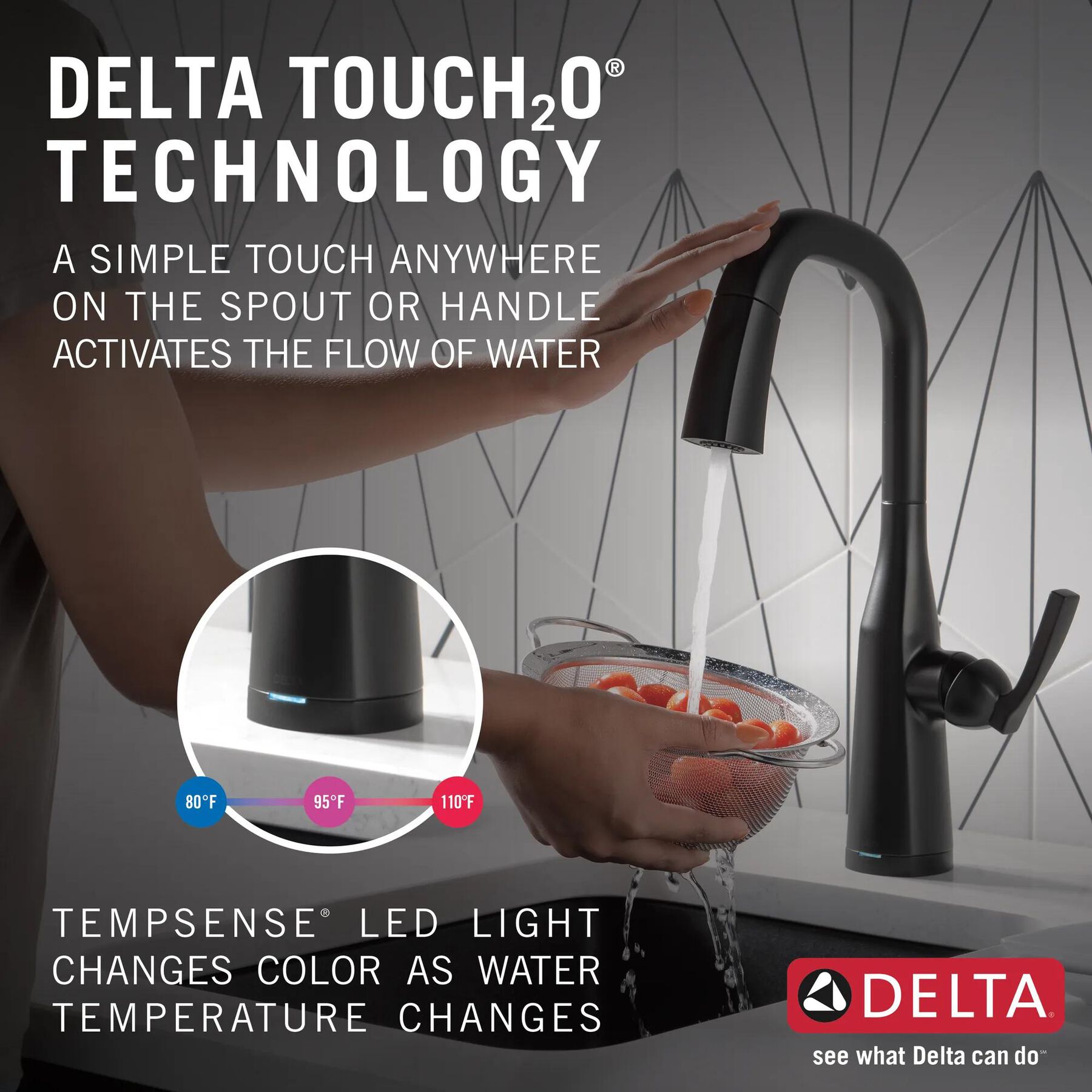 Single Handle Pull-Down Bar/Prep Faucet with Touch<sub>2</sub>O&reg; Technology