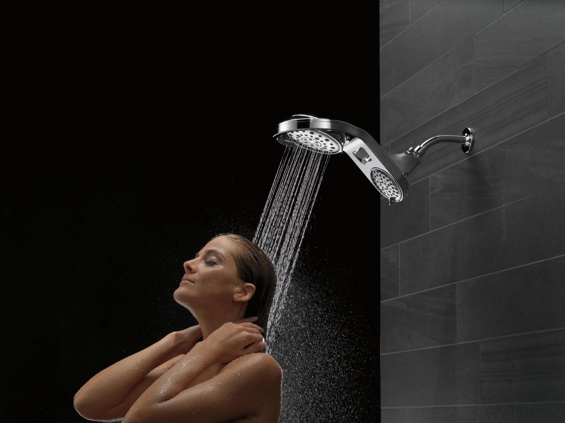 HydroRain 5-Setting Shower Head