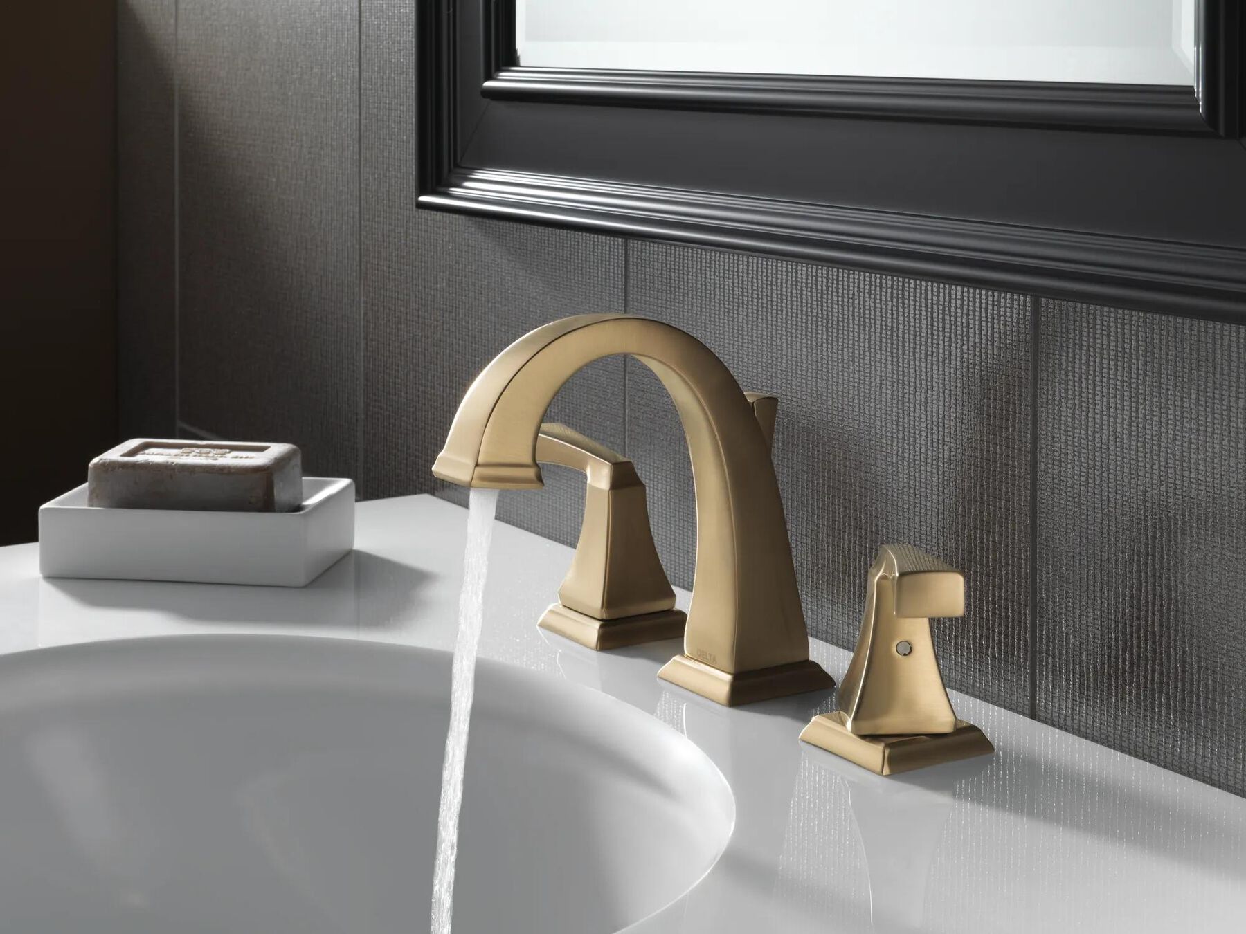 Two Handle Widespread Bathroom Faucet (Recertified)