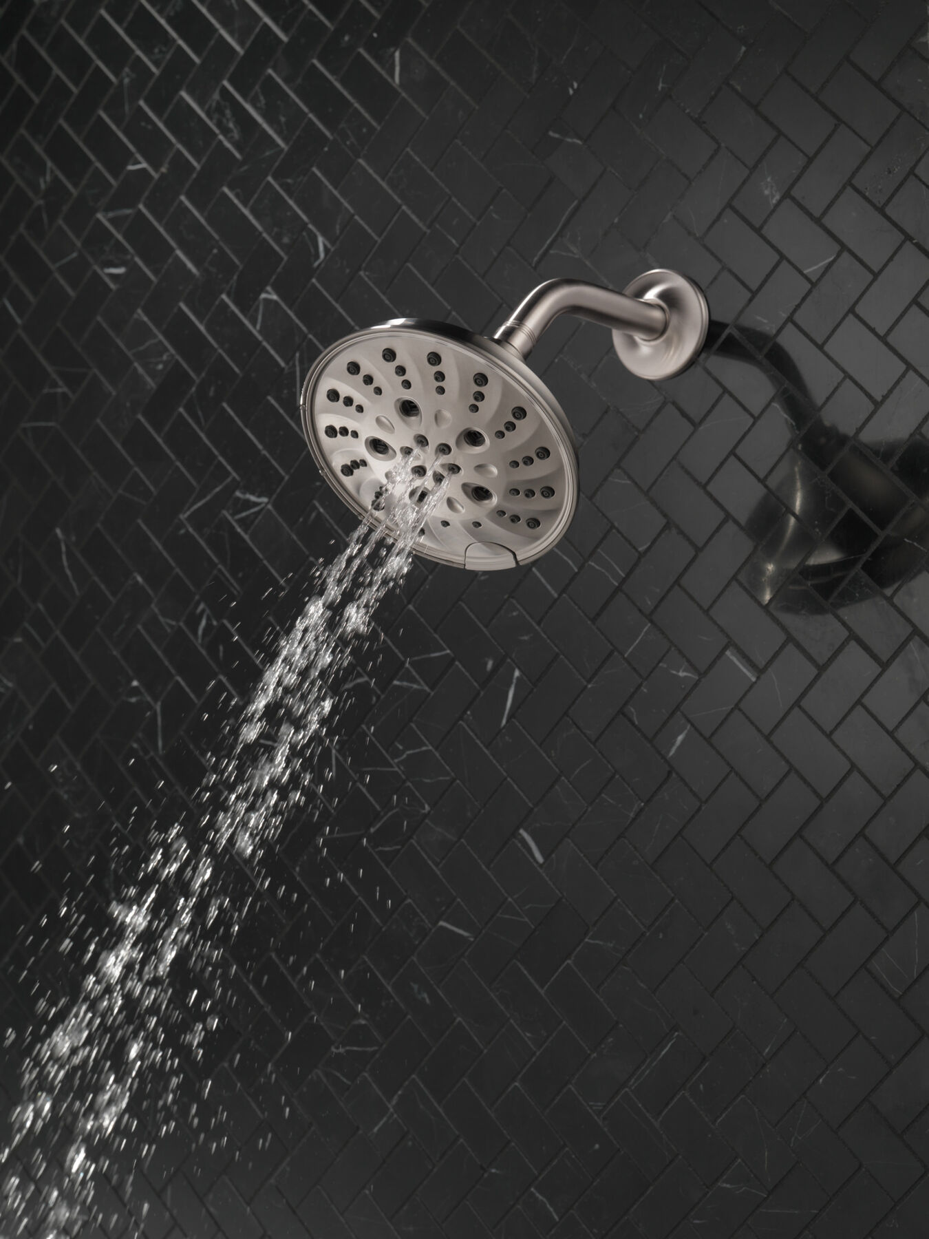 H<sub>2</sub>Okinetic&reg; 5-Setting Traditional Raincan Shower Head (Recertified)