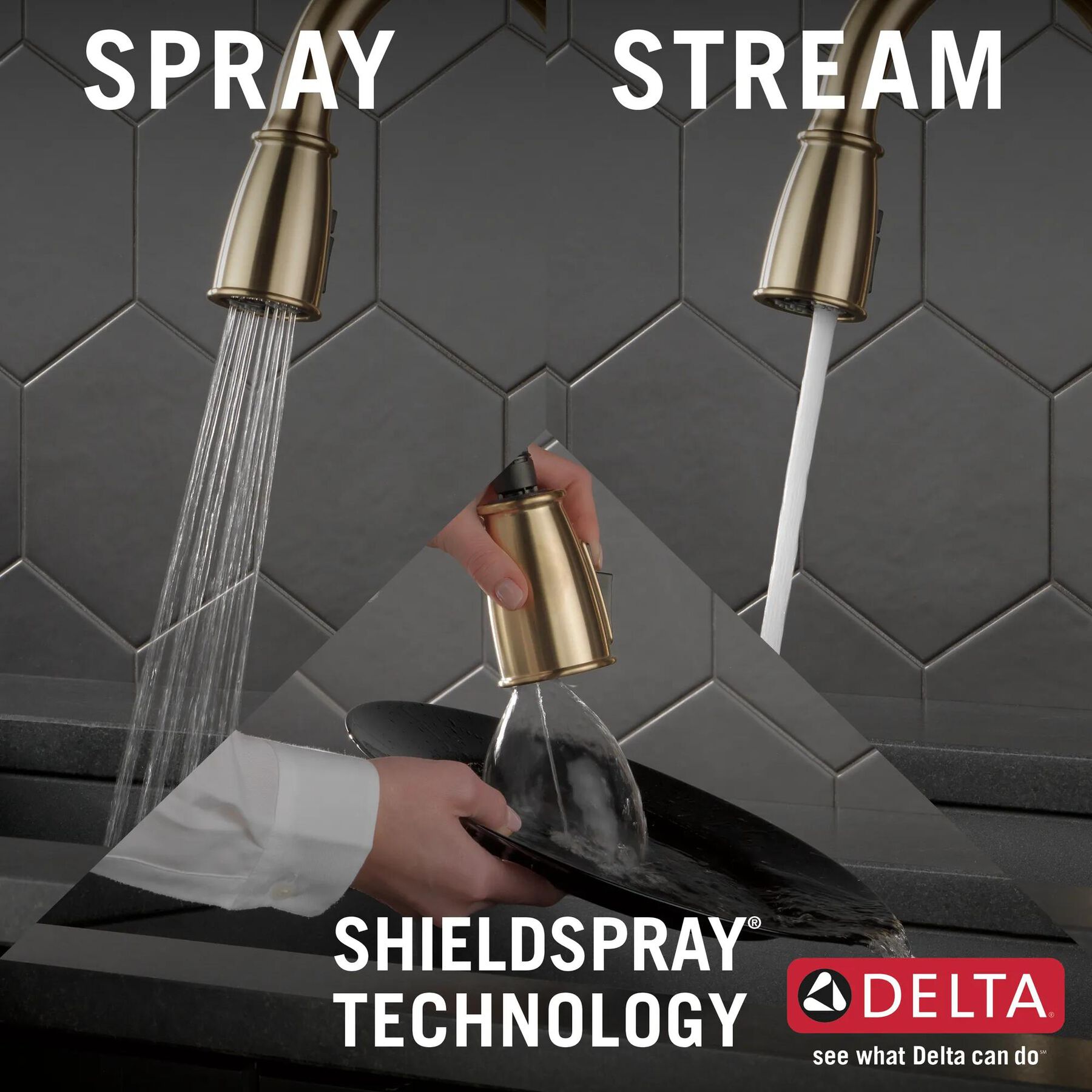 Single Handle Pull-Down Kitchen Faucet with Touch<sub>2</sub>O&reg; Technologyand Soap Dispenser