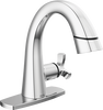 Single Handle Pull-Down Bathroom Faucet