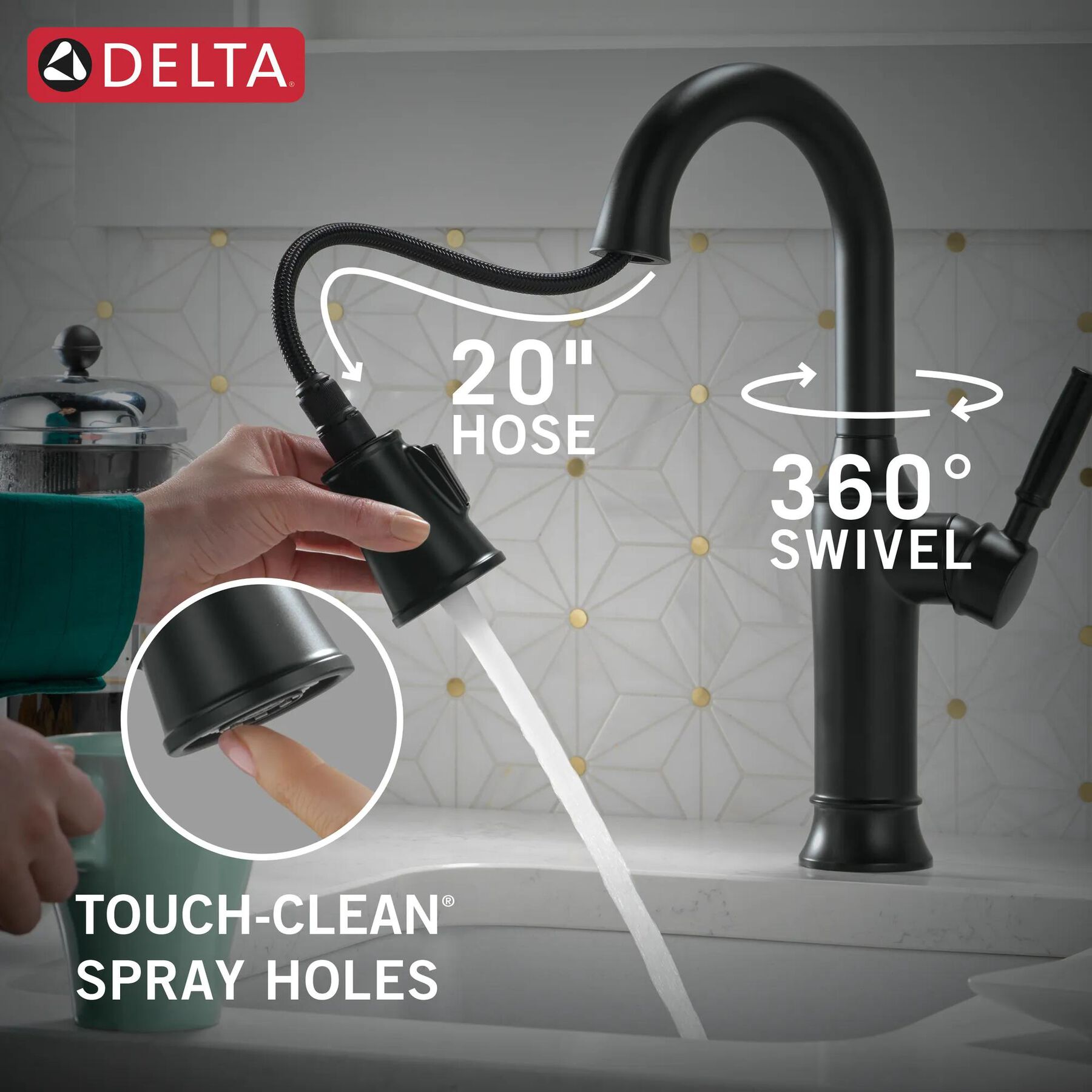 Single Handle Pull-Down Bar / Prep Faucet