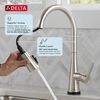 Single Handle Pull-Down Touch<sub>2</sub>O&reg; Technology Kitchen Faucet with Touchless Technology and Soap Dispenser