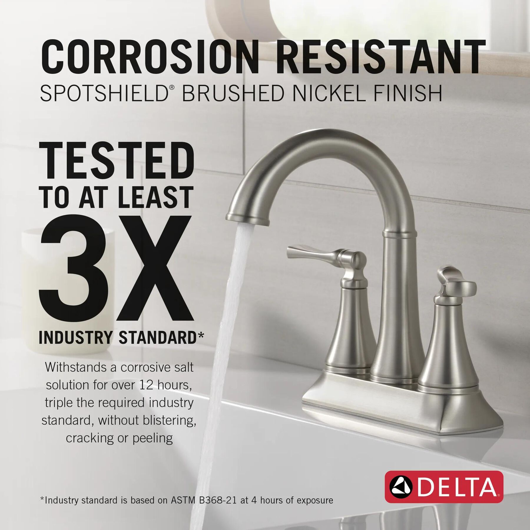 Two Handle Centerset Bathroom Faucet