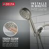 6-Setting Hand Shower with Cleaning Spray