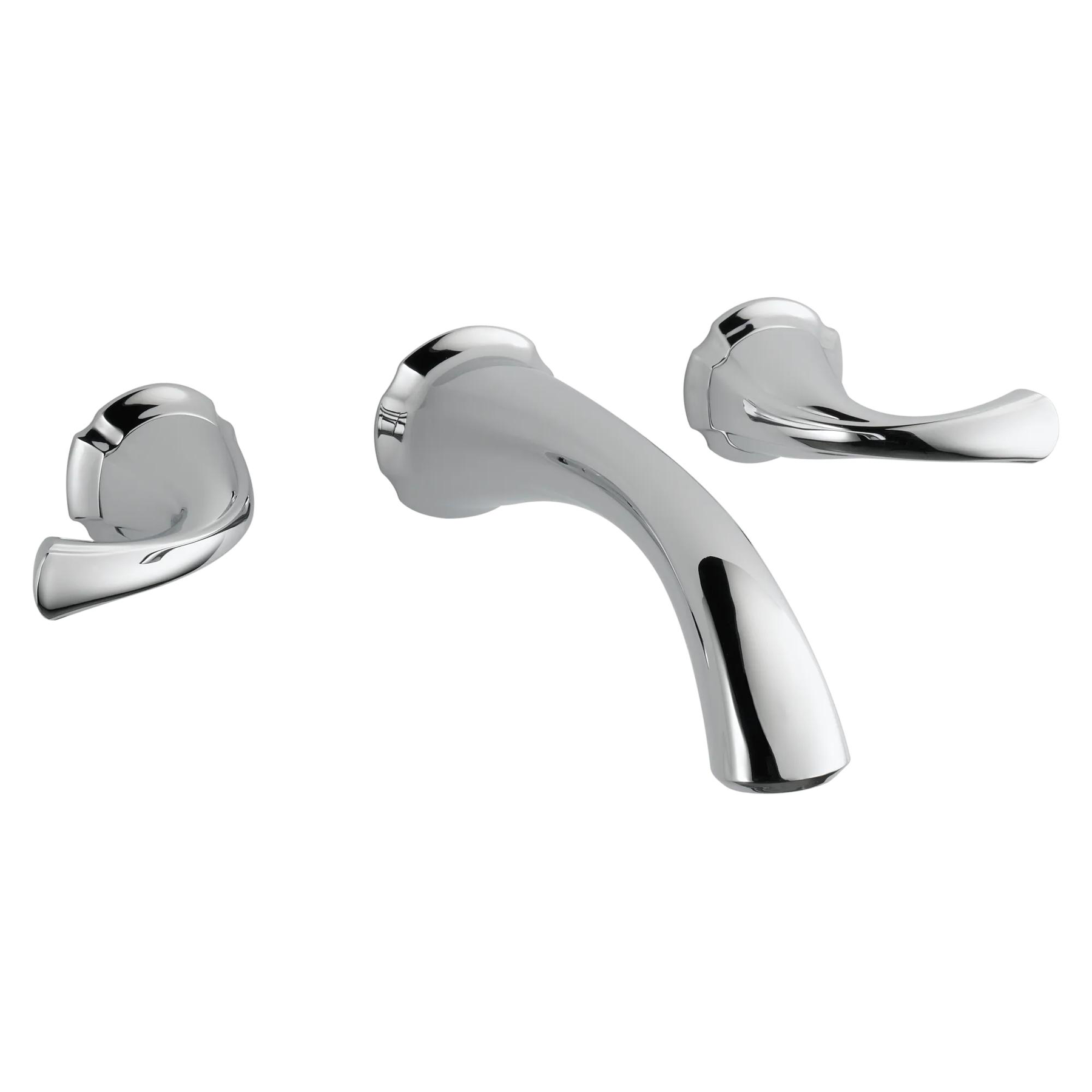 Two Handle Wall Mount Bathroom Faucet