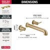 Wall Mounted Tub Filler