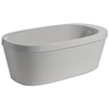 60 in. x 32 in. Freestanding Tub with Integrated Waste and Overflow