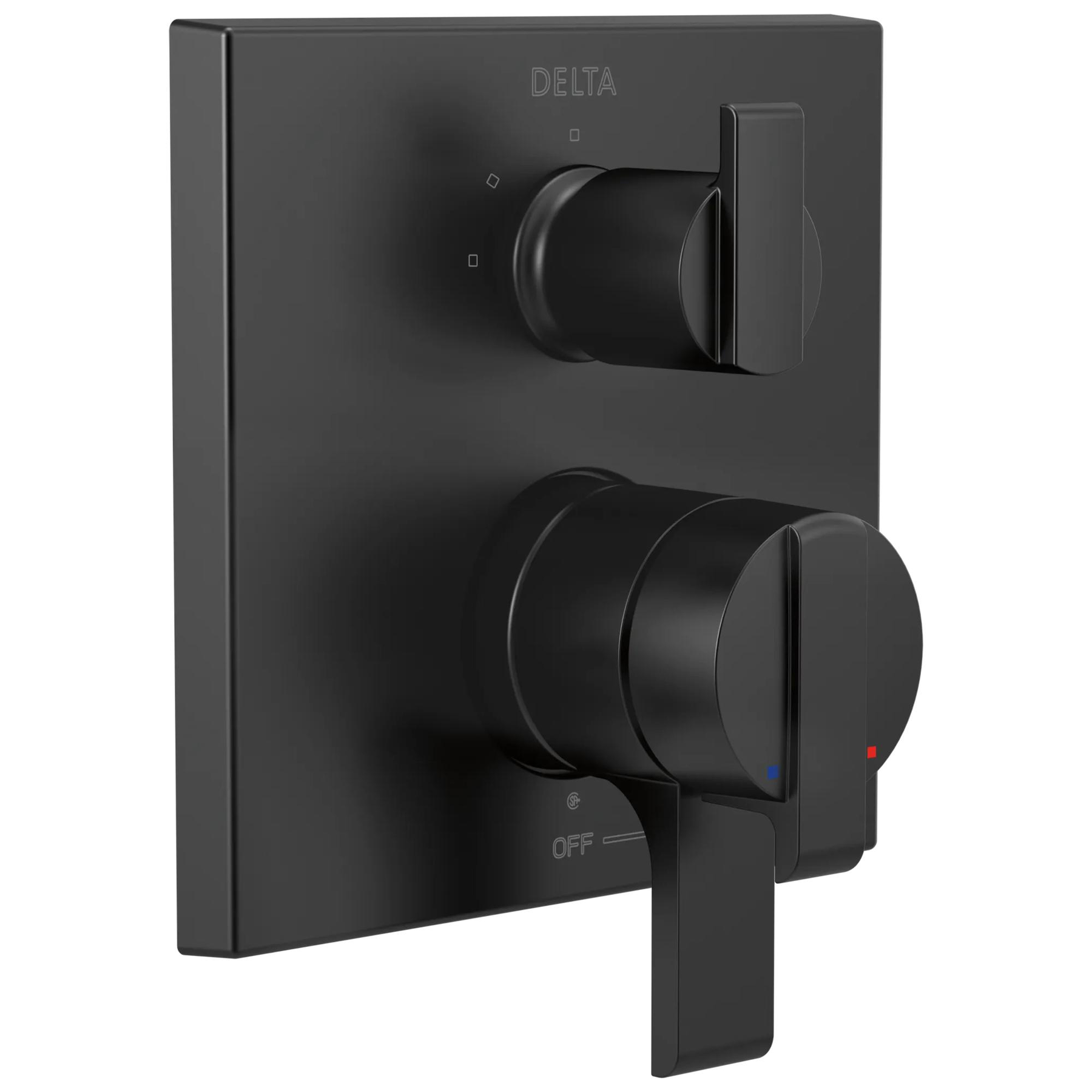 Angular Modern Monitor&reg; 17 Series Valve Trim with 3-Setting Integrated Diverter