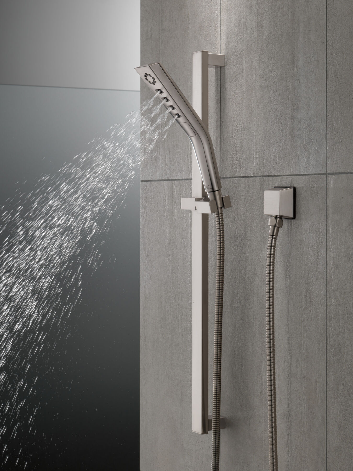 H<sub>2</sub>Okinetic&reg; 3-Setting Slide Bar Hand Shower (Recertified)