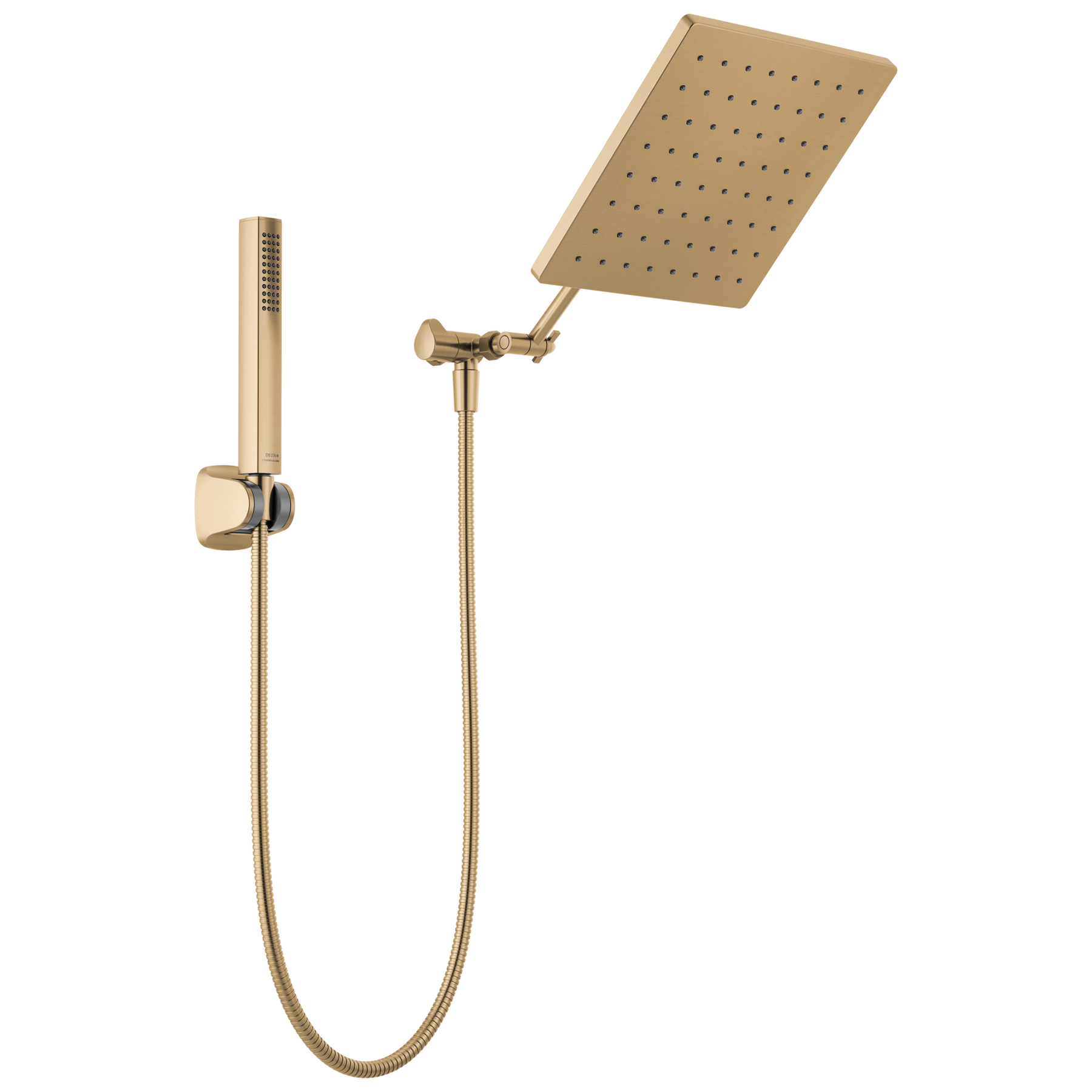 10 inch Raincan Shower Head & Hand Held Combo with Adjustable Extension Arm