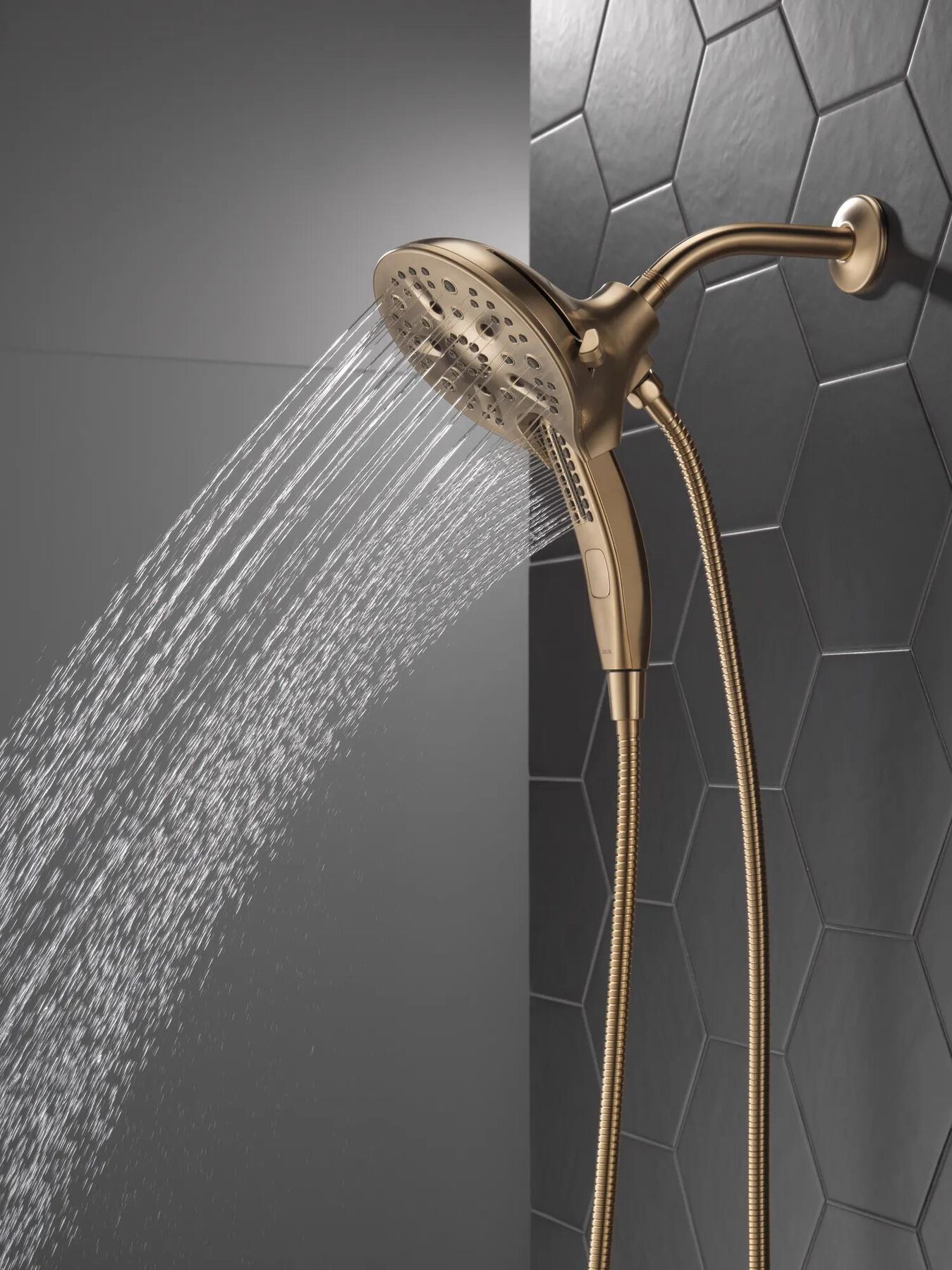 In2ition&reg; H<sub>2</sub>Okinetic&reg; 5-Setting Two-in-One Shower