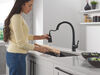 Single Handle Pull-Down Kitchen Faucet With ShieldSpray&reg;&nbsp;Technology in Matte Black
