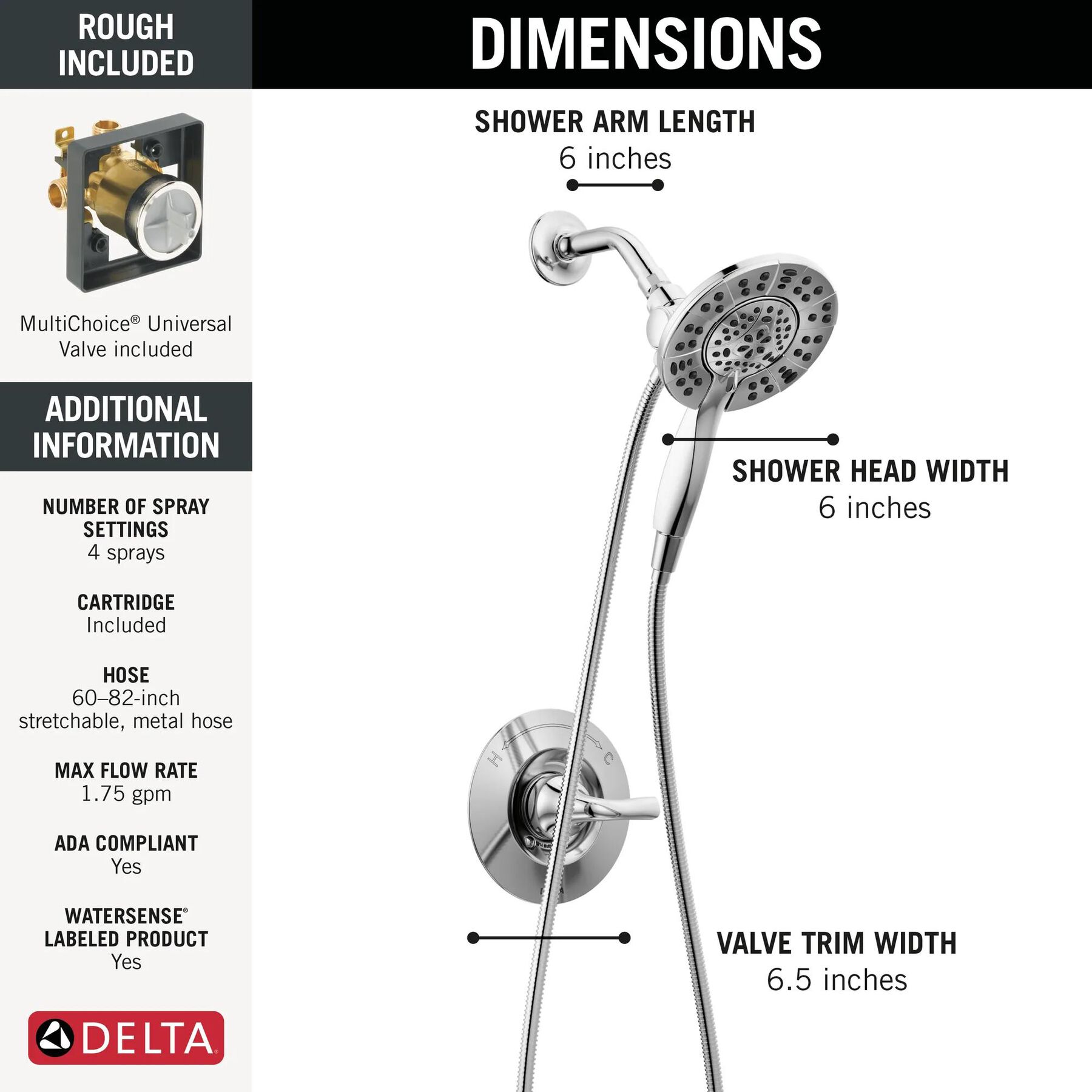 14 Series Shower Trim with In2ition&reg;