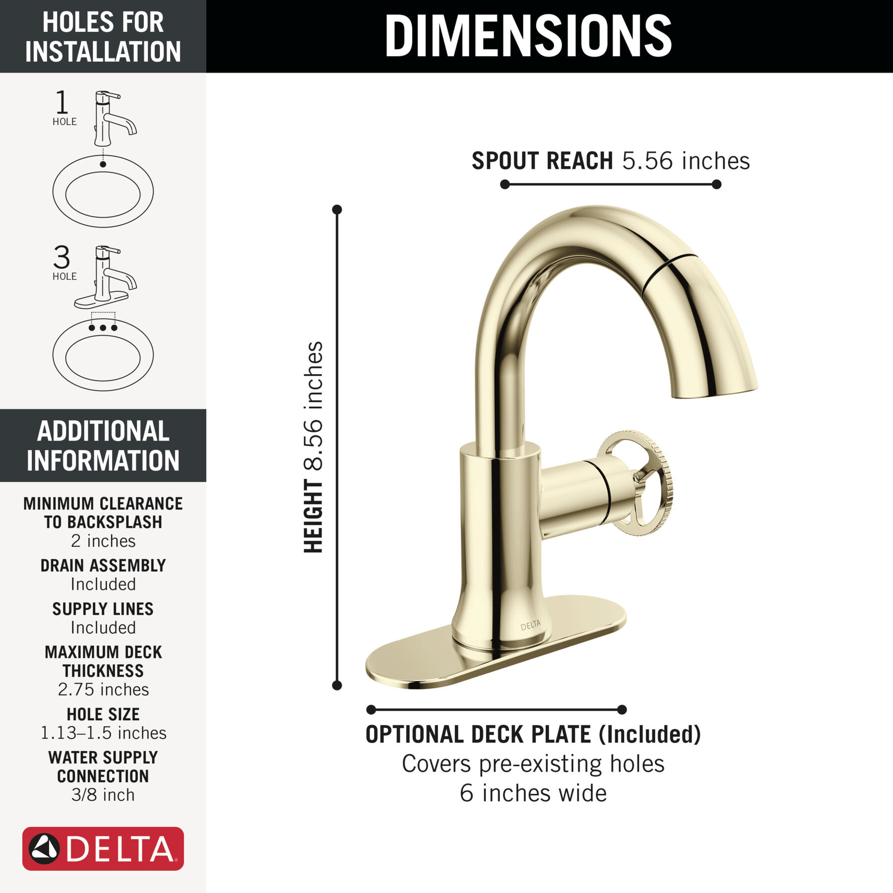 Single Handle Pull-Down Bathroom Faucet
