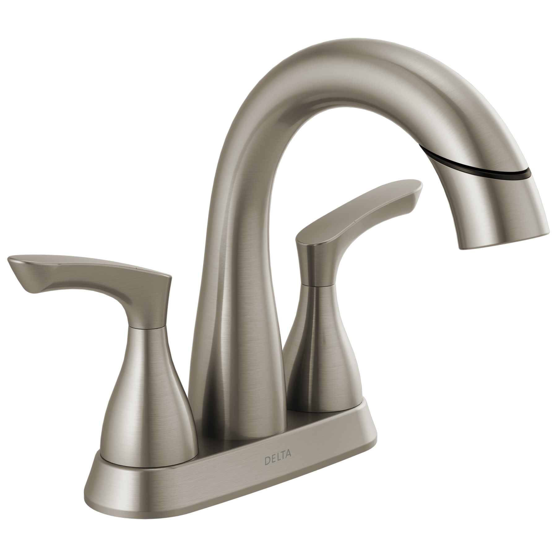 Two Handle Centerset Pull-Down Bathroom Faucet