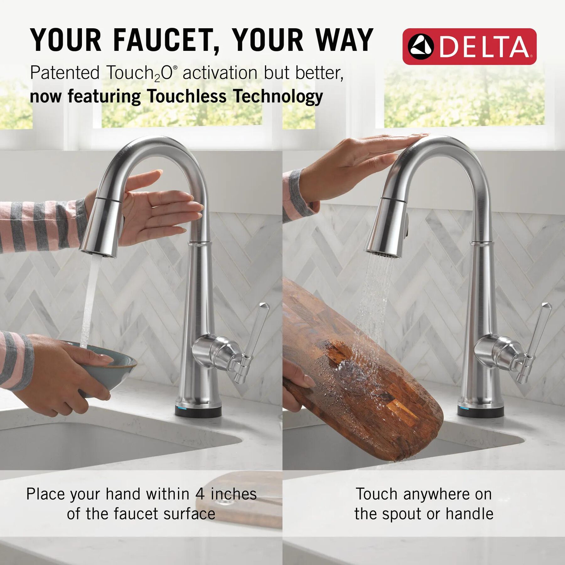 Touch2O&reg; Bar / Prep Faucet with Touchless Technology
