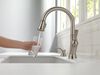 Single Handle Pull-Down Kitchen Faucet with Soap Dispenser
