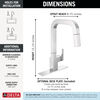 Single-Handle Pull-Down Kitchen Faucet