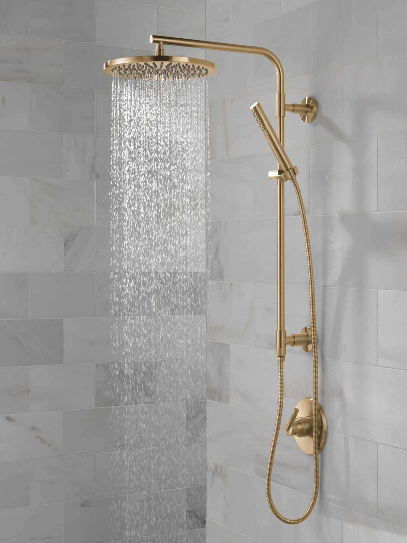Single-Setting Metal Raincan Shower Head