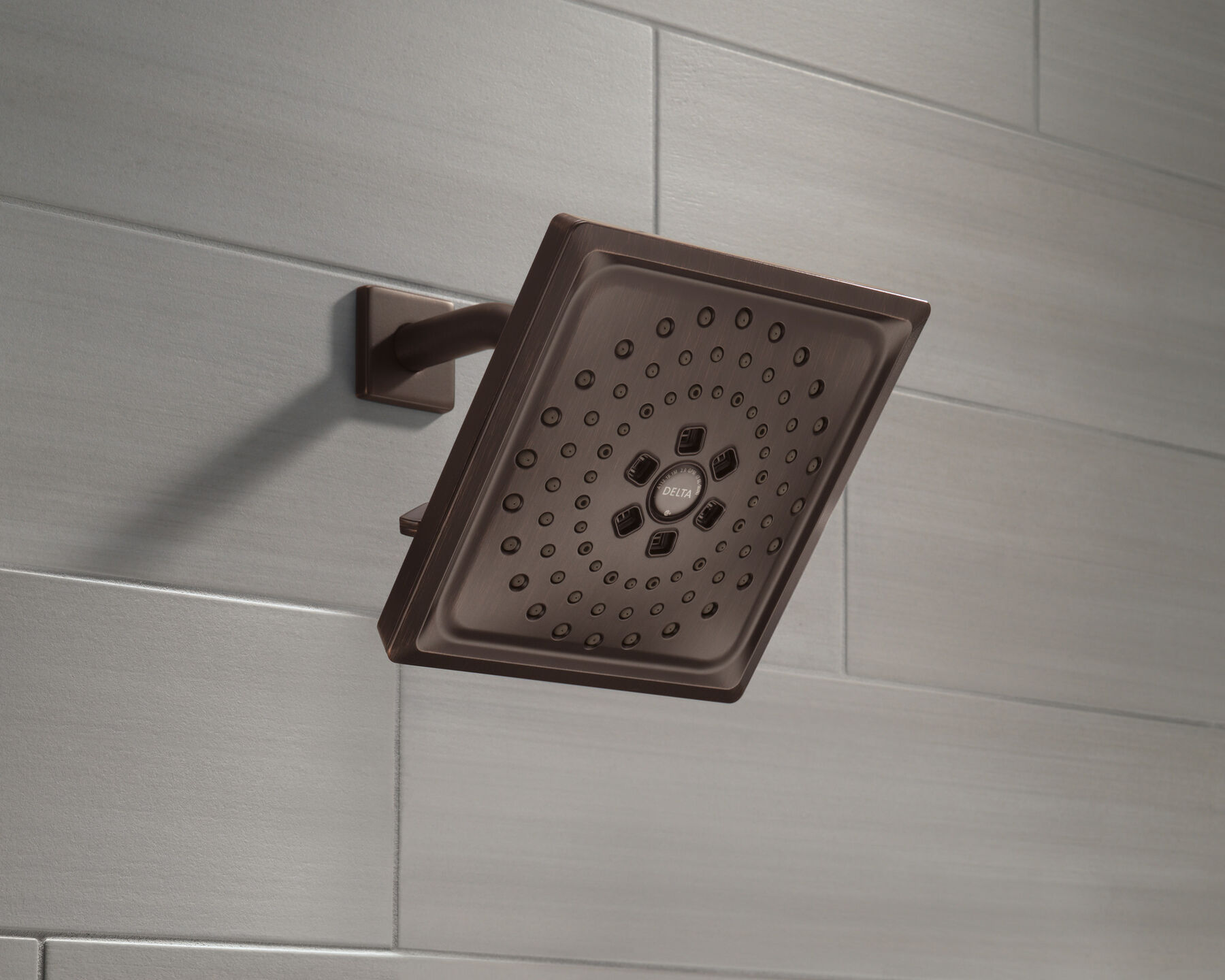 H<sub>2</sub>Okinetic&reg; 3-Setting Raincan Shower Head