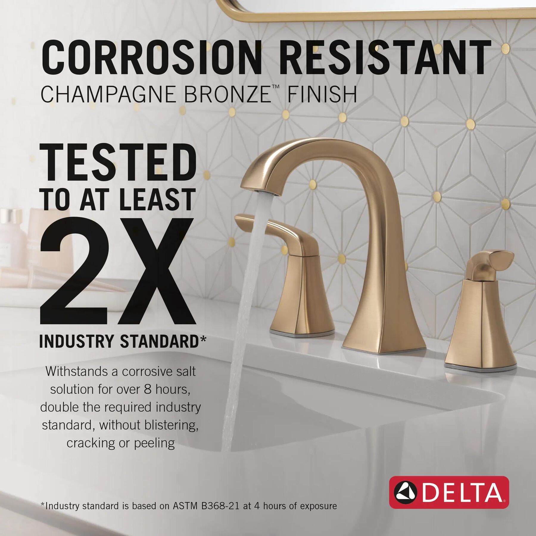 Widespread Lavatory Faucet with 14 Series Tub Shower Trim Bundle